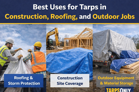 Best Uses for Tarps in Construction, Roofing, and Outdoor Jobs