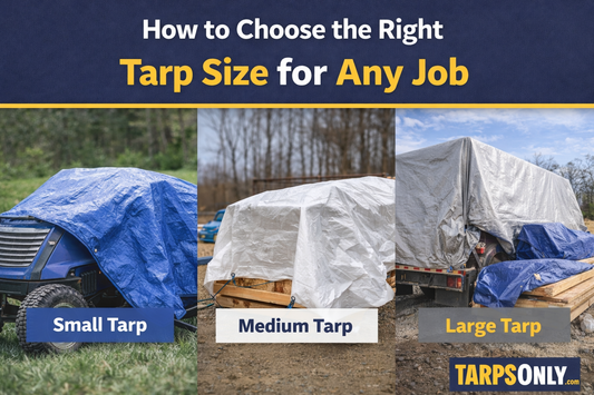 How to Choose the Right Tarp Size for Any Job