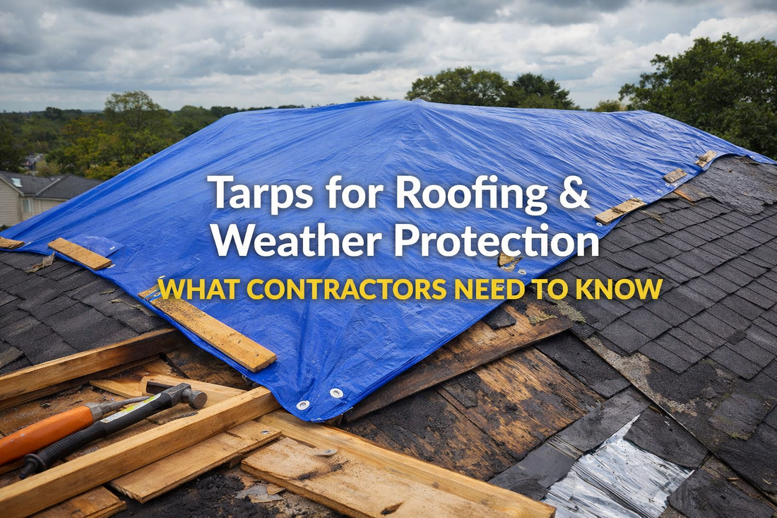 Tarps for Roofing and Weather Protection: What Contractors Need to Know