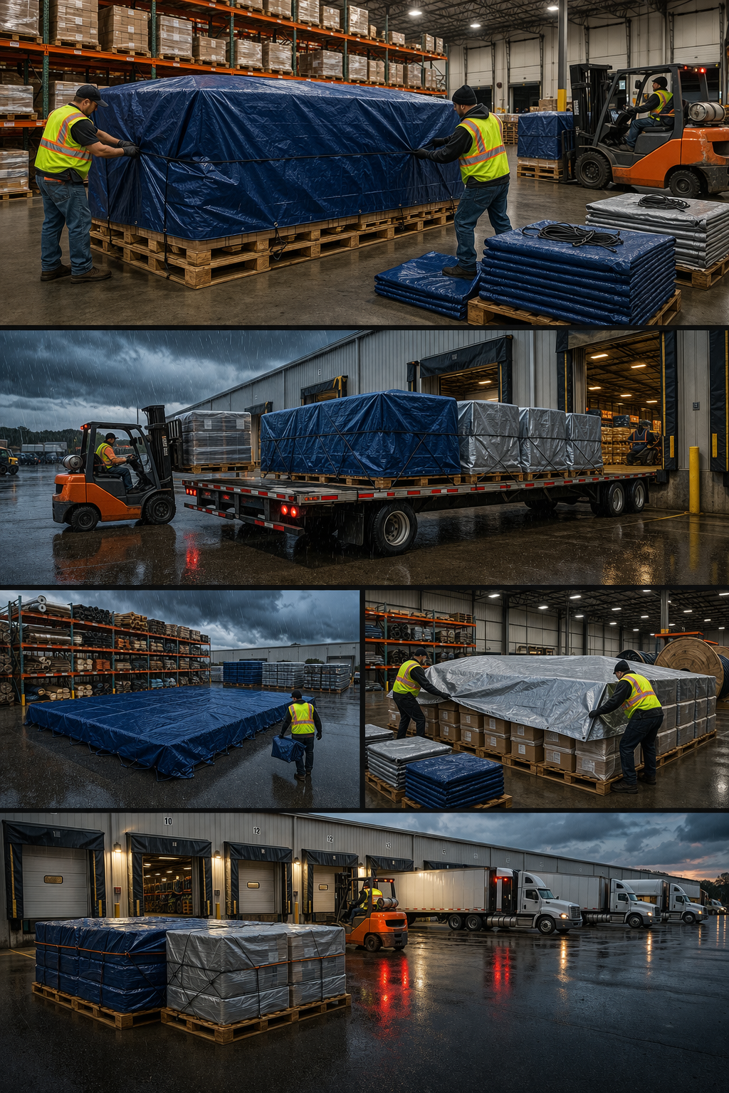 Industrial Tarps Bulk Supply for Warehouses and Logistics