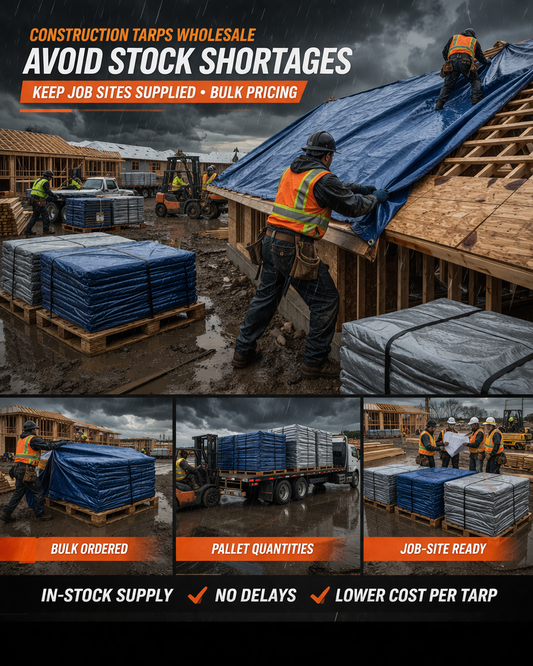 Bulk Blue Tarps vs Heavy Duty Silver Tarps: Cost Breakdown