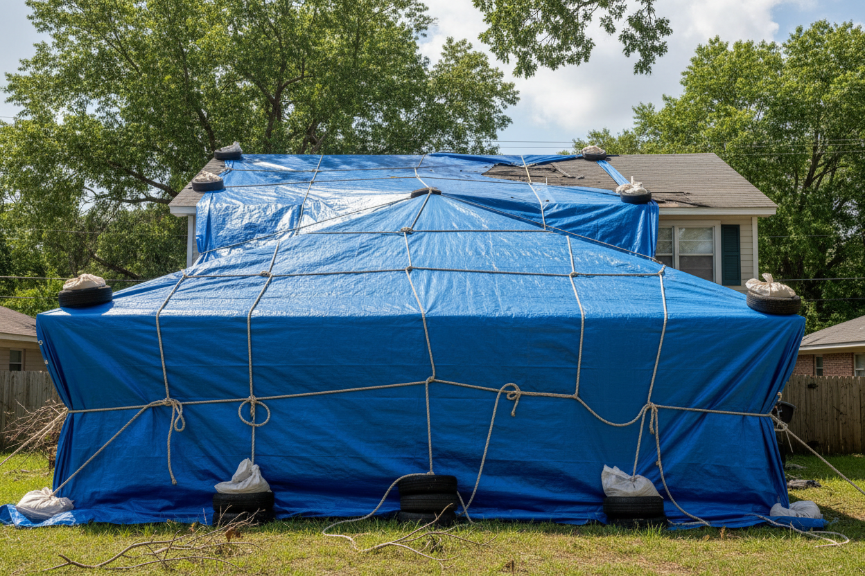 Blue Poly Tarps | Waterproof Outdoor & Construction Tarps – TarpsOnly.com