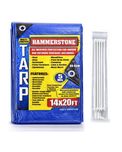 [Color] [duty level] tarp [size] [GSM or ML] polyethylene tarp
