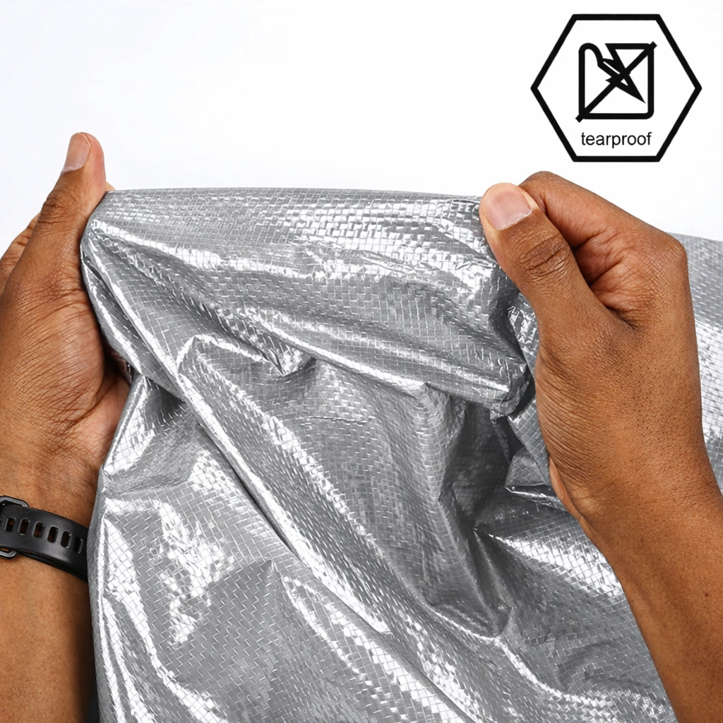 Silver Heavy Duty Tarp 10x20 Ft- 160 GSM
