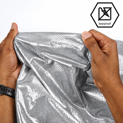 Silver Heavy Duty Tarp 10x20 Ft- 160 GSM