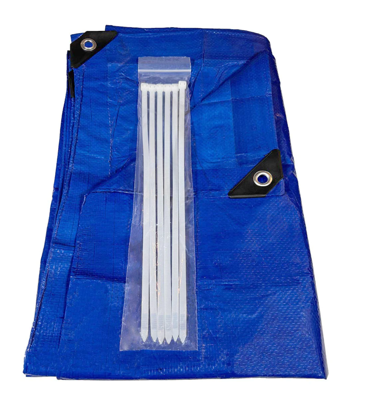 Blue standard duty tarp 9x12 80 GSM polyethylene tarp
