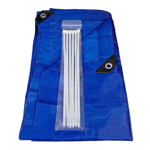 Tarp 10 X 12 Ft Blue 80 Gsm - TB10X12