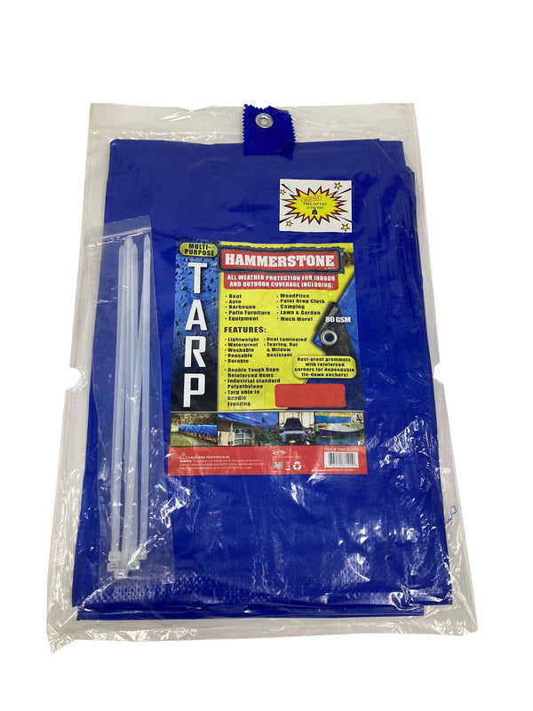 Tarp 18 X 24 Ft Blue 80 Gsm - TB18X24