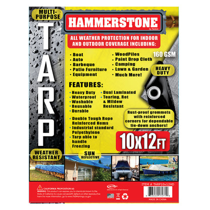 Silver heavy duty tarp 10x12 160 GSM polyethylene tarp
