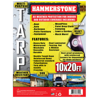 White heavy duty tarp 10x20 160 GSM polyethylene tarp
